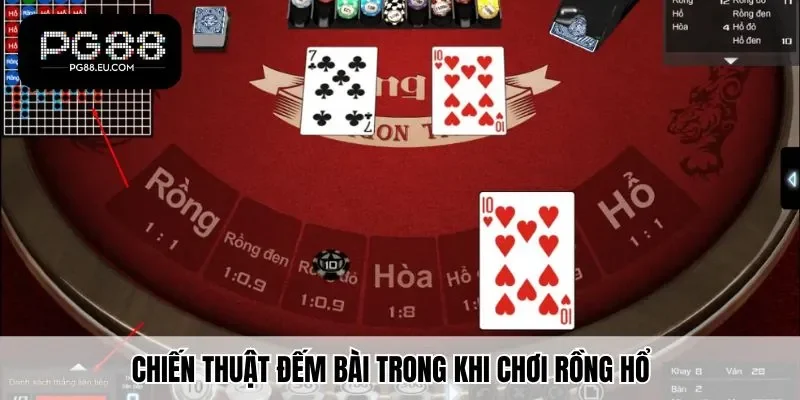 Chiến thuật đếm bài trong khi chơi rồng hổ